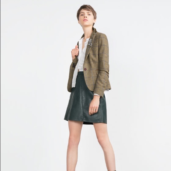 zara wool blazer